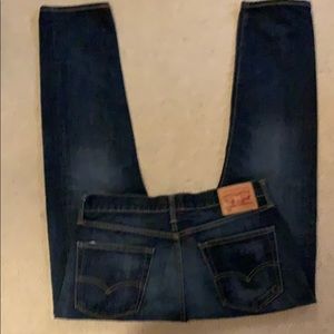 Levi’s denim men’s jeans #508 cut. W34 L29